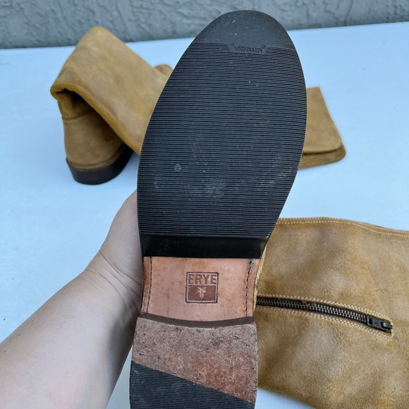 FRYE AND CO. Over the Knee Tan Leather Boots - Picture 11 of 16